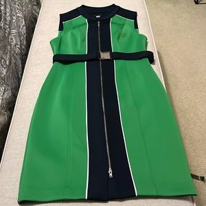 Tommy Hilfiger slim-scuba dress.